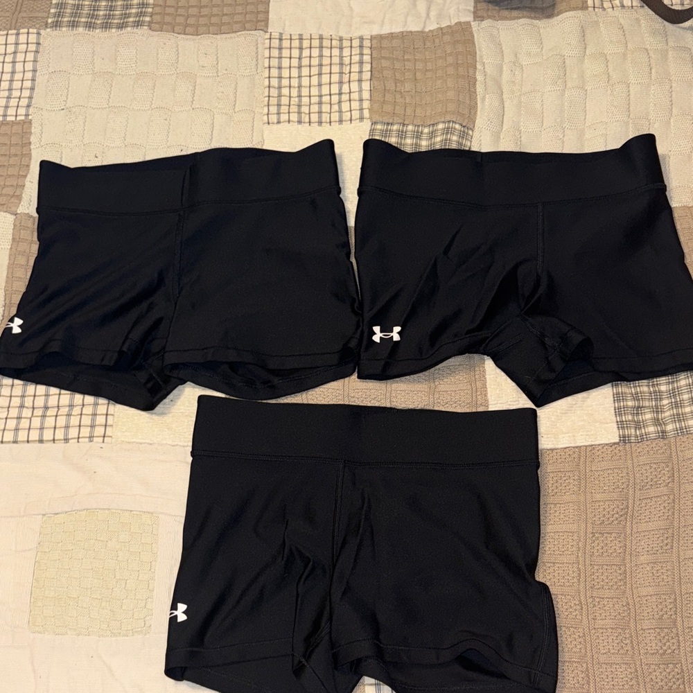 Under Armour Women's Black Athletic Shorts
